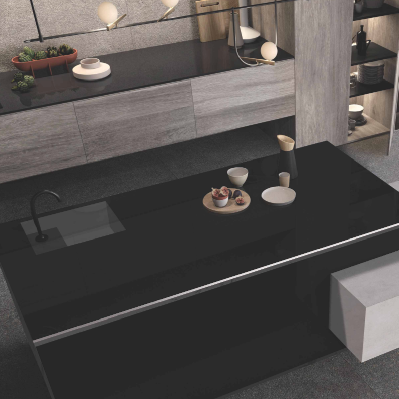 Échantillon Quartz Pure Black