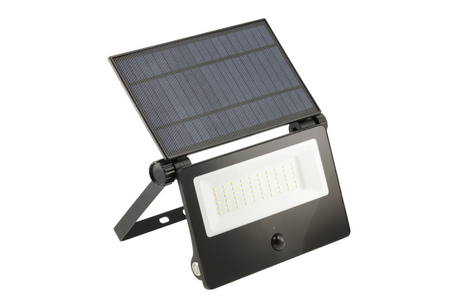 Projecteur solaire LUMOS II 3000lm noir