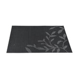 Set de table black en tissu tissé serré, sous-verres, napperons pour repas, Pratique et Élégant pour Votre Table