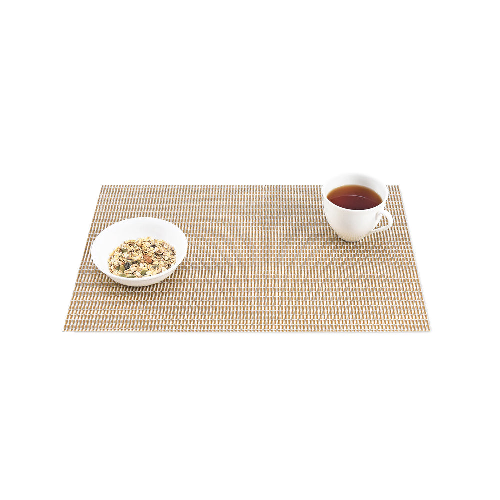 Set de table doré en tissu tissé serré, sous-verres, napperons pour repas, Pratique et Élégant pour Votre Table