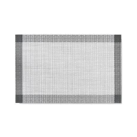 Set de table gris & noir en tissu tissé serré, sous-verres, napperons pour repas, Pratique et Élégant pour Votre Table