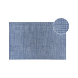 Set de table bleu en tissu tissé serré, sous-verres, napperons pour repas, Pratique et Élégant pour Votre Table