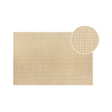 Set de table doré en tissu tissé serré, sous-verres, napperons pour repas, Pratique et Élégant pour Votre Table