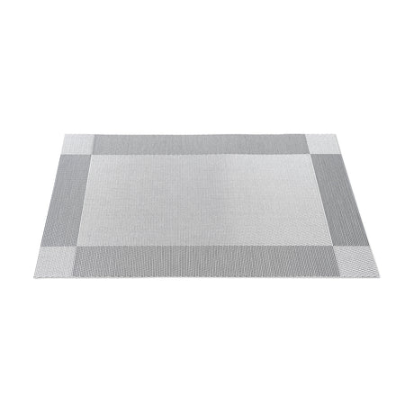 Set de table gris en tissu tissé serré, sous-verres, napperons pour repas, Pratique et Élégant pour Votre Table
