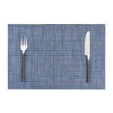 Set de table bleu en tissu tissé serré, sous-verres, napperons pour repas, Pratique et Élégant pour Votre Table