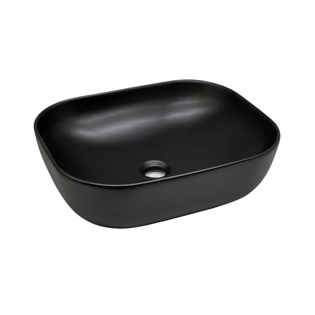 Vasque rectangulaire noir mat 9116